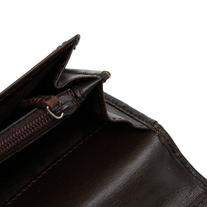 Gucci GG Canvas Sherry Line 135590 Beige Brown Canvas Leather Ladies Gucci