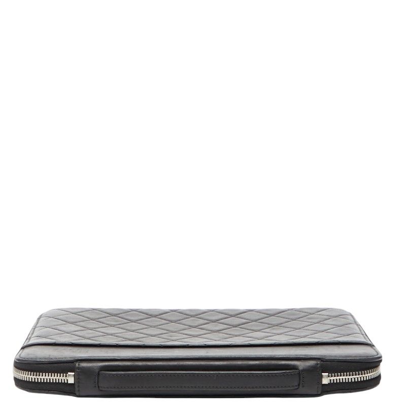 Chanel Coco Mark Black Leather Women's Chanel