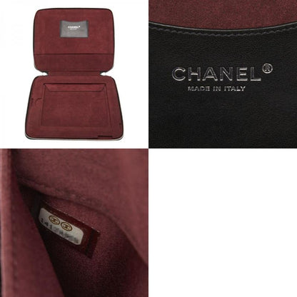 Chanel Coco Mark Black Leather Women's Chanel