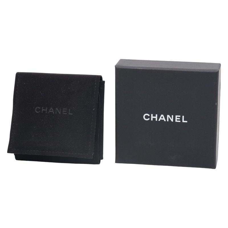 Chanel Coco Mark Gold Black White Plated Ladies Chanel