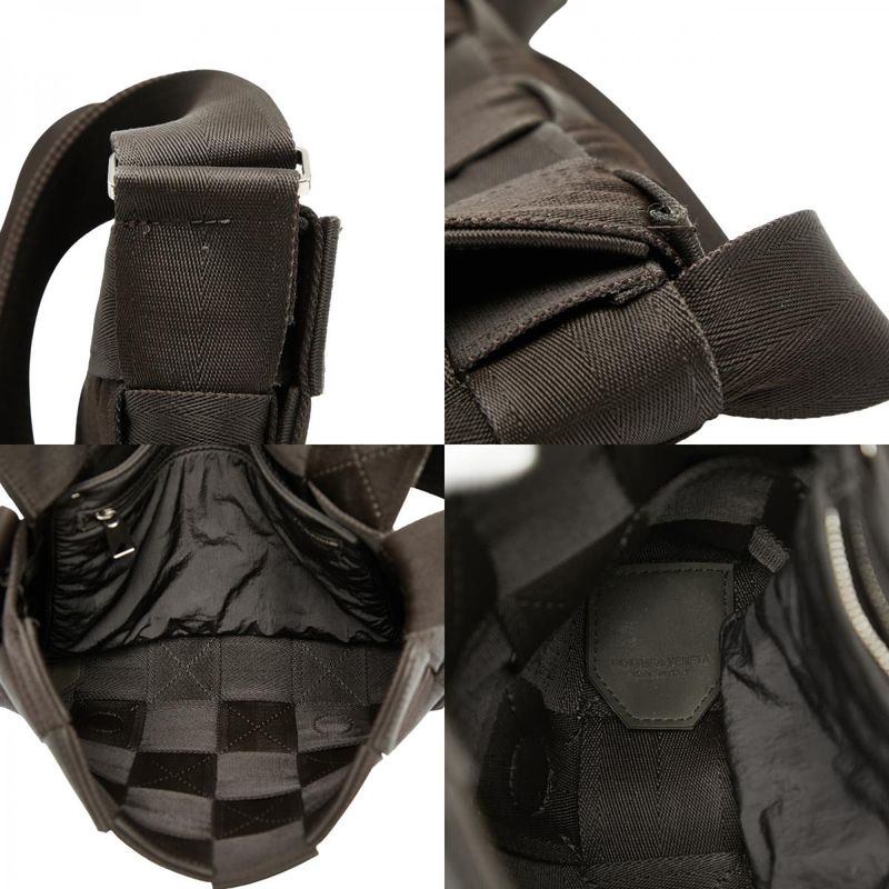 Bottega Veneta Intrecciato Brown Canvas Women's Bottega Veneta