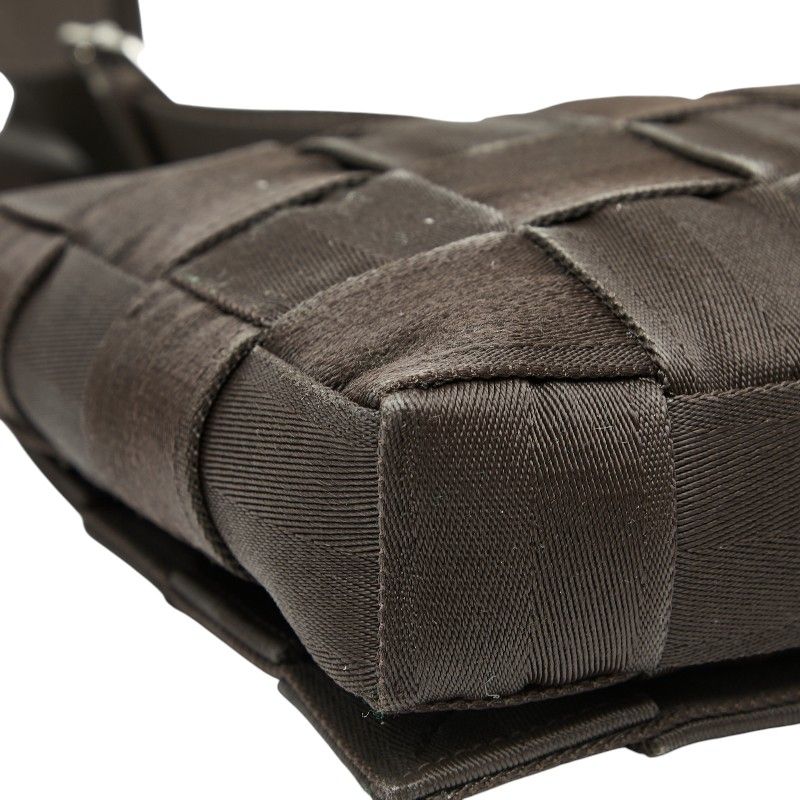 Bottega Veneta Intrecciato Brown Canvas Women's Bottega Veneta