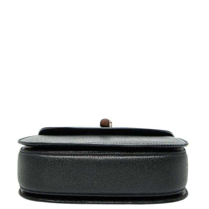 Gucci Bamboo Handbag Shoulder Bag 2WAY 000 2113 Black Leather Ladies Gucci