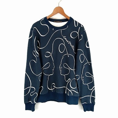 Louis Vuitton Fragment Sweatshirt M Blue AA