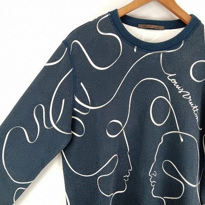 Louis Vuitton Fragment Sweatshirt M Blue AA