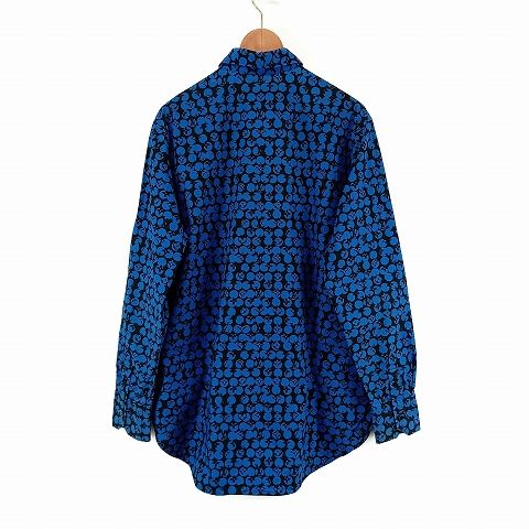 Louis Vuitton Perforated Monogram Shirt S Blue AA