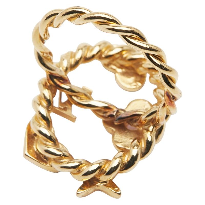 Louis Vuitton Burg Sweet Monogram M65587 Gold Multicolor Plated Ladies Louis