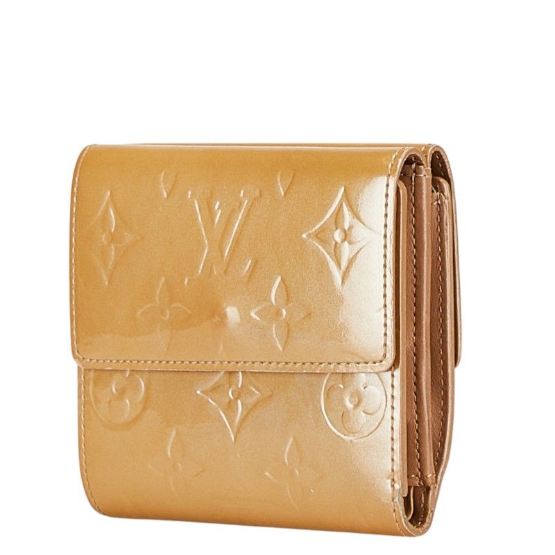 Louis Vuitton Monogram Vernis Porte Monet Vier Carte Cles Di Fold Wallet