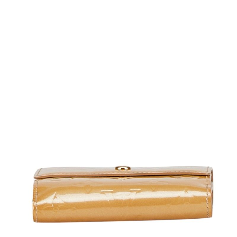 Louis Vuitton Monogram Vernis Porte Monet Vier Carte Cles Di Fold Wallet