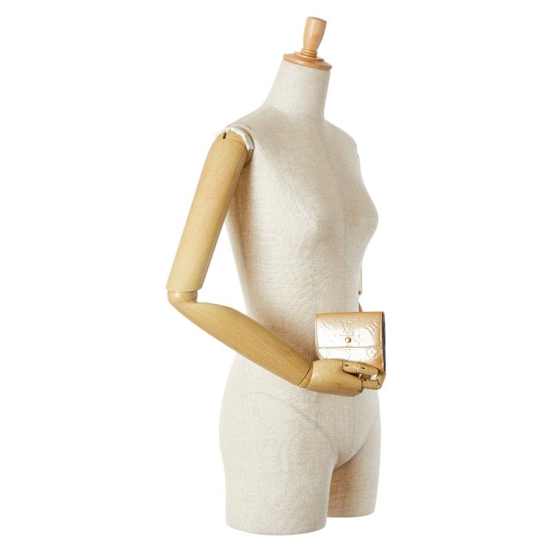 Louis Vuitton Monogram Vernis Porte Monet Vier Carte Cles Di Fold Wallet