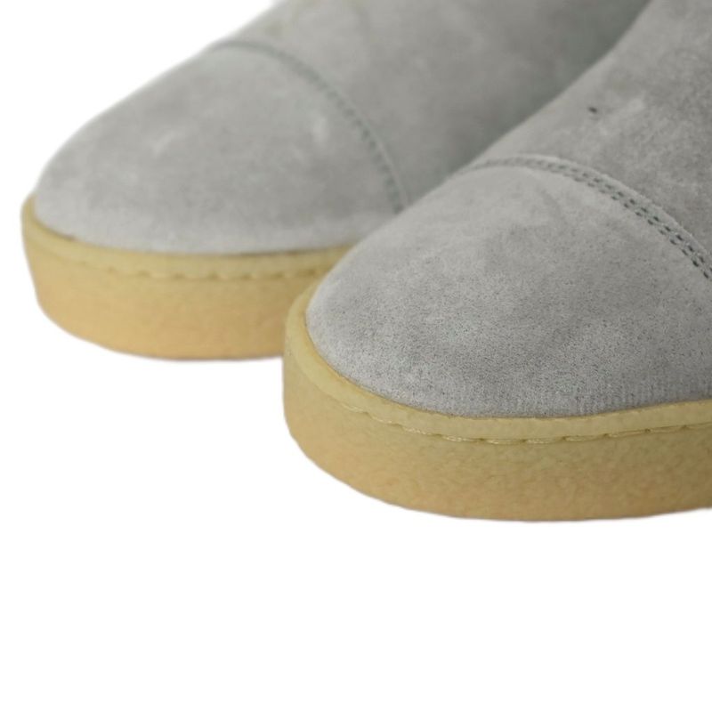 Chanel Sport Line Mouton Boots Suede Coco Mark 36 Gray G26539 AA