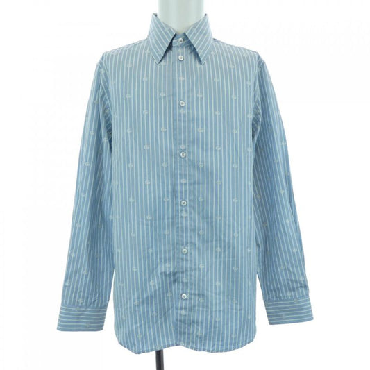 Gucci GG Striped Fil Coupe Cotton Shirt 625888 Zafxs Shirt