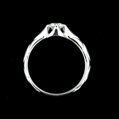 Chanel Matelasse Diamond 030ct F-vvs2 Ring Pt950 47