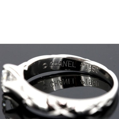 Chanel Matelasse Diamond 030ct F-vvs2 Ring Pt950 47