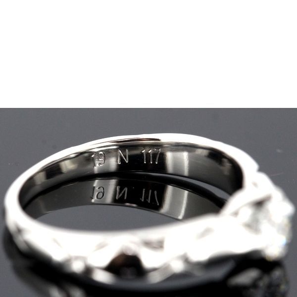 Chanel Matelasse Diamond 030ct F-vvs2 Ring Pt950 47