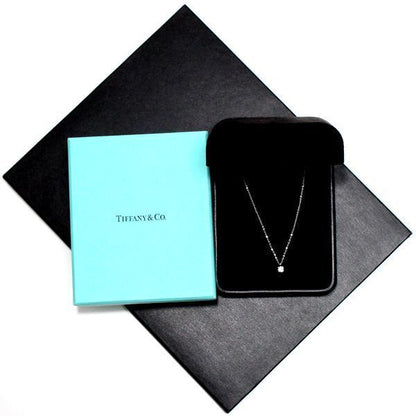 Tiffany & Co Stud 030ct G-vs1-ex Diamond Necklace Pt950