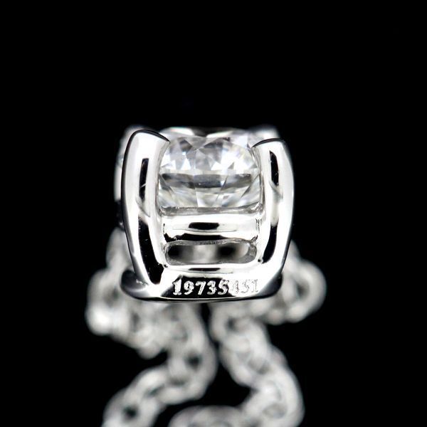 Tiffany & Co Stud 030ct G-vs1-ex Diamond Necklace Pt950