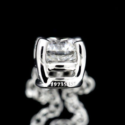 Tiffany & Co Stud 030ct G-vs1-ex Diamond Necklace Pt950