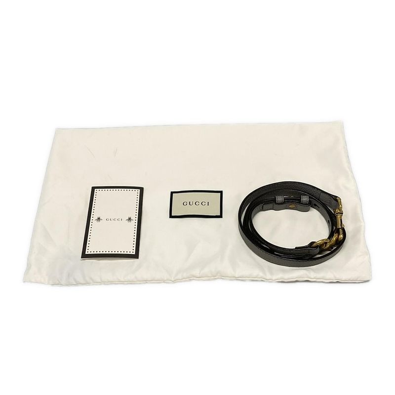 Gucci Handbag GG Marmont 442622 Grey Leather