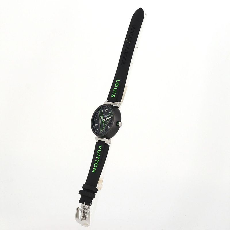 Louis Vuitton Tambour Qa131z SS Automatic