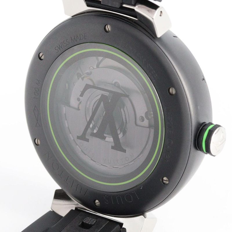 Louis Vuitton Tambour Qa131z SS Automatic