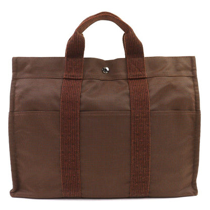 Hermes Yale Line MM Silver Hardware With Cadena Key Serie Button Canvas Handbag