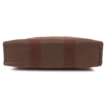 Hermes Yale Line MM Silver Hardware With Cadena Key Serie Button Canvas Handbag