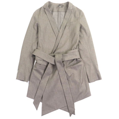  DIOR Homme DIOR Homme 0h4124211481 100% Wool Tailored Jacket With Belt Gray