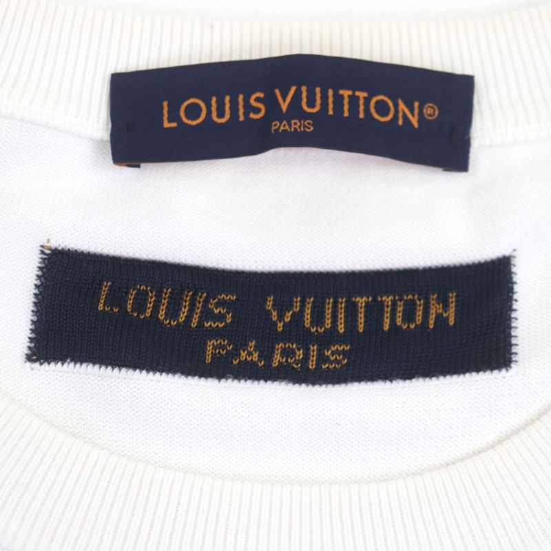  Louis Vuitton 23SS Hon97w 100% Cotton Monogram Comix Crew Neck Short Sleeve