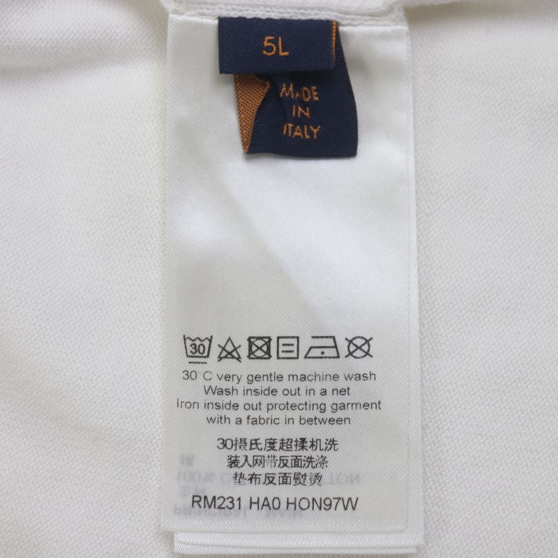  Louis Vuitton 23SS Hon97w 100% Cotton Monogram Comix Crew Neck Short Sleeve