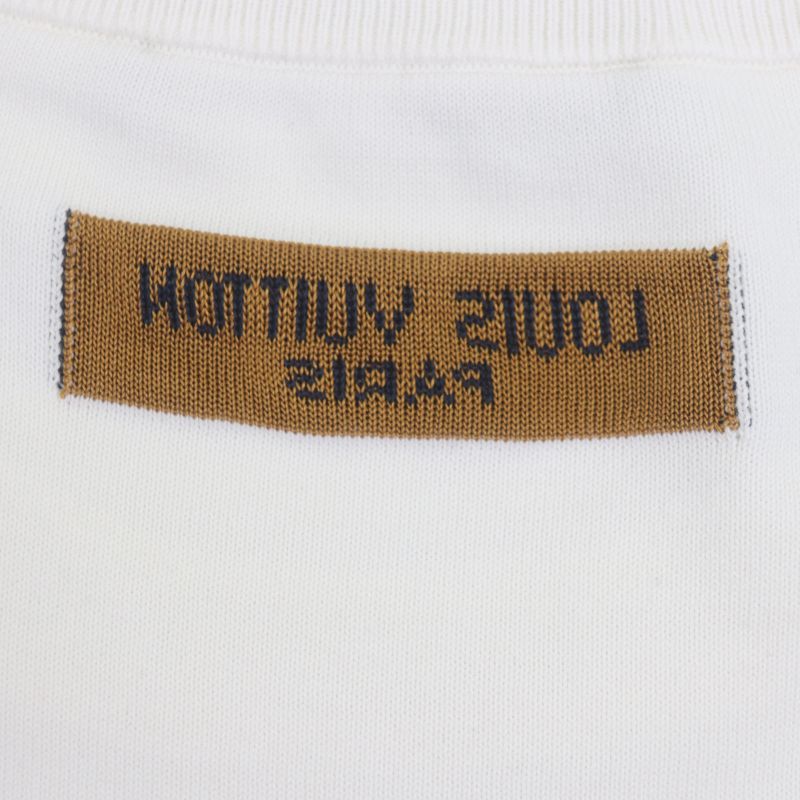  Louis Vuitton 23SS Hon97w 100% Cotton Monogram Comix Crew Neck Short Sleeve