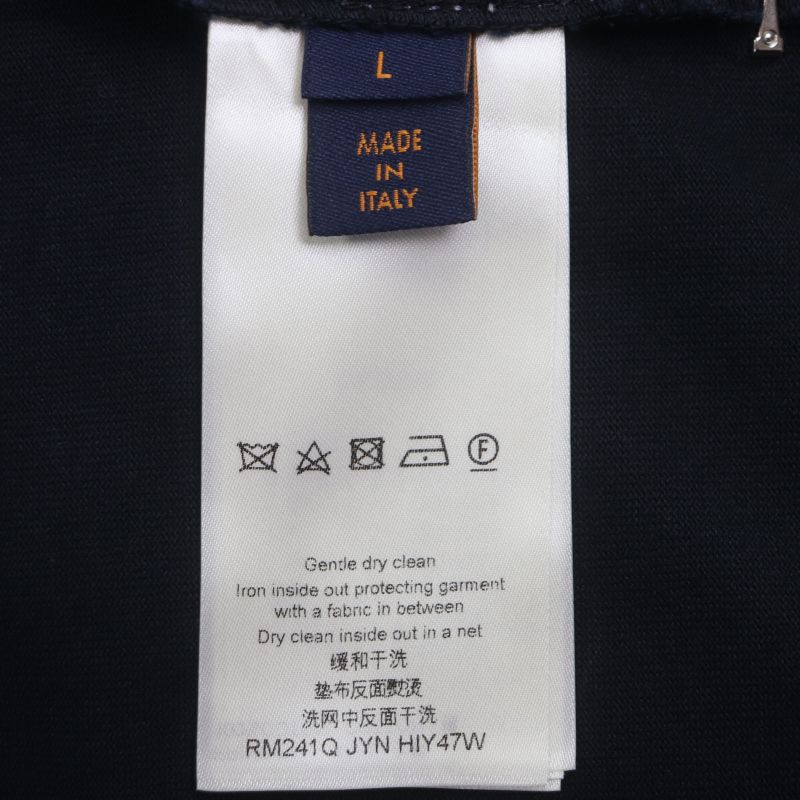  Louis Vuitton 24SS Inside-out Crew Neck With Logo Plate Short