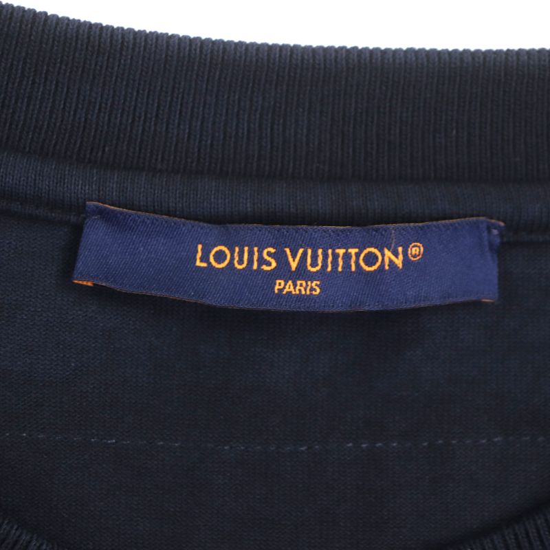  Louis Vuitton 24SS Inside-out Crew Neck With Logo Plate Short