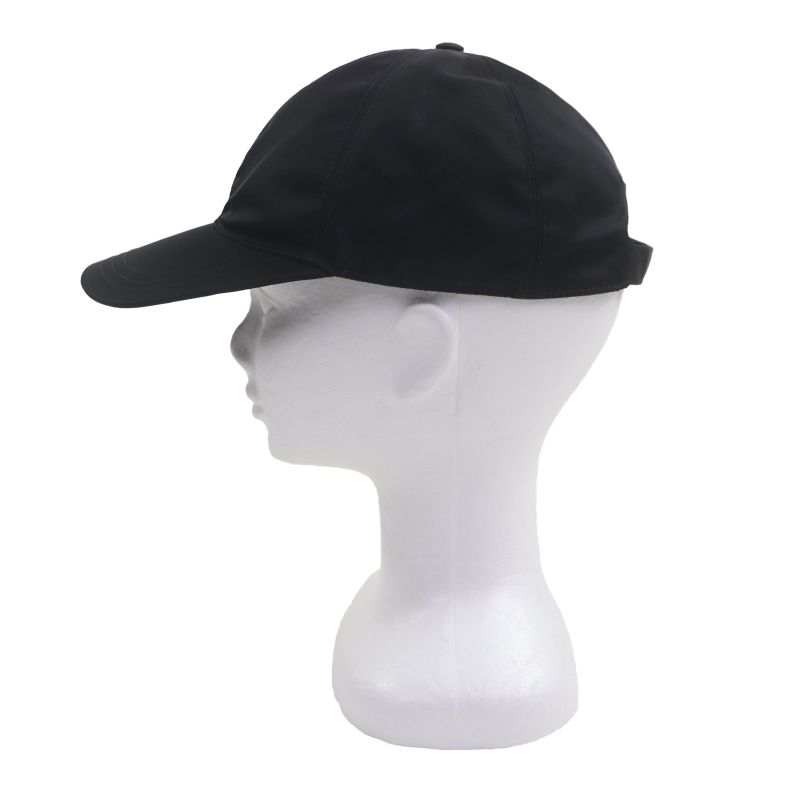 Prada 2hc274 Re-nylon Nylon Leather Use Triangle Logo Plate Hat Black XL Made