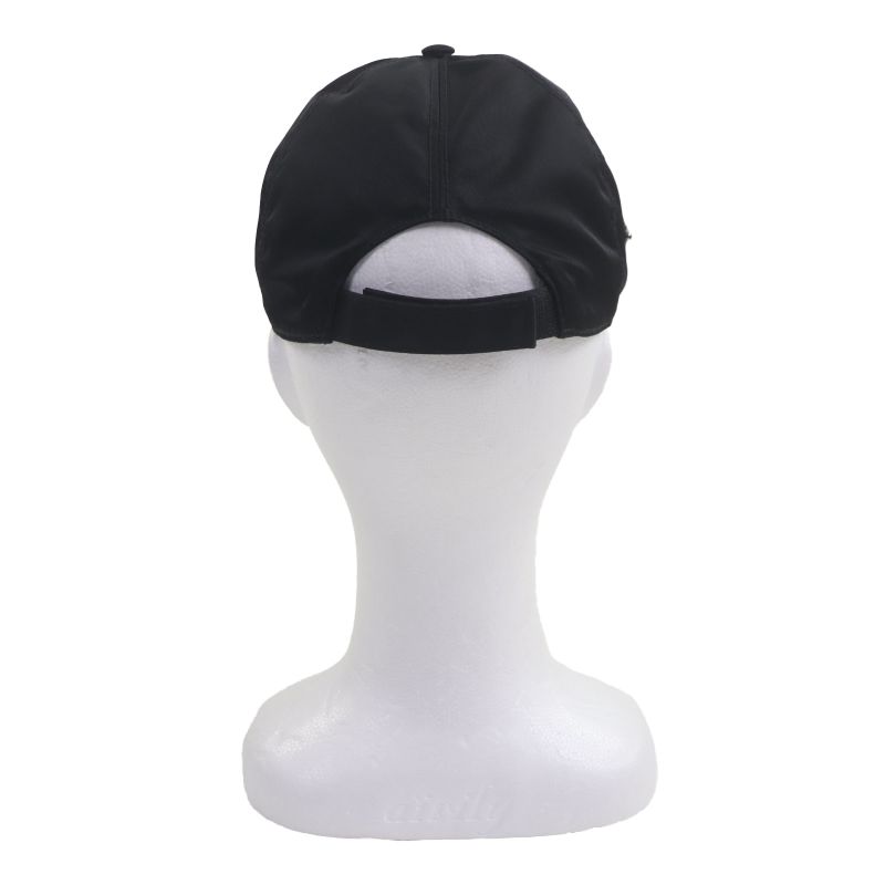 Prada 2hc274 Re-nylon Nylon Leather Use Triangle Logo Plate Hat Black XL Made