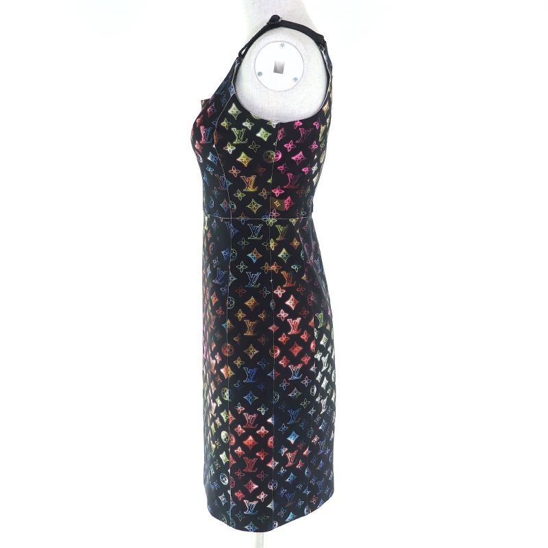 Louis Vuitton 22SS Neon Mahina Monogram Fitted Dress Neon Mahina Monogram