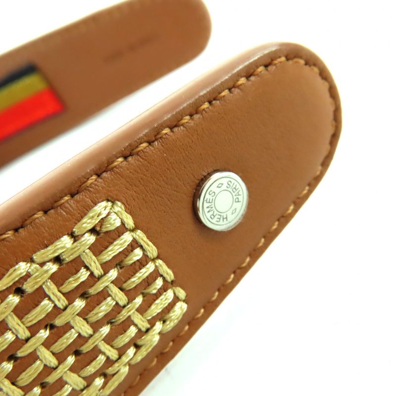 Hermes Elizabeth Catsuit Gold Swift Serie Silver Hardware Headband Hair