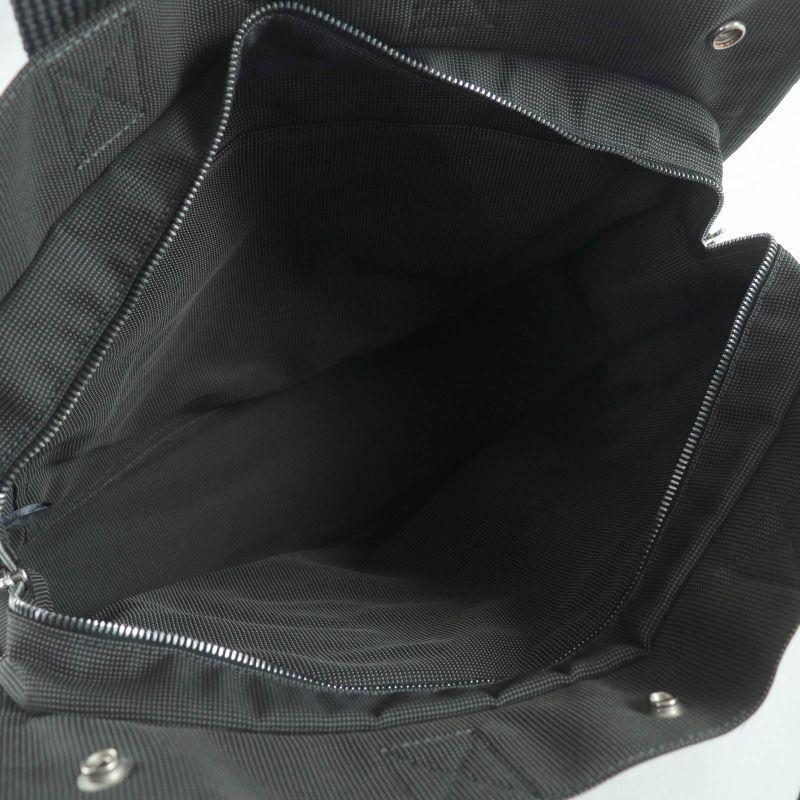 Hermes Yale Line MM Serie Hardware Canvas Tote Handbag Gray Made In France Women