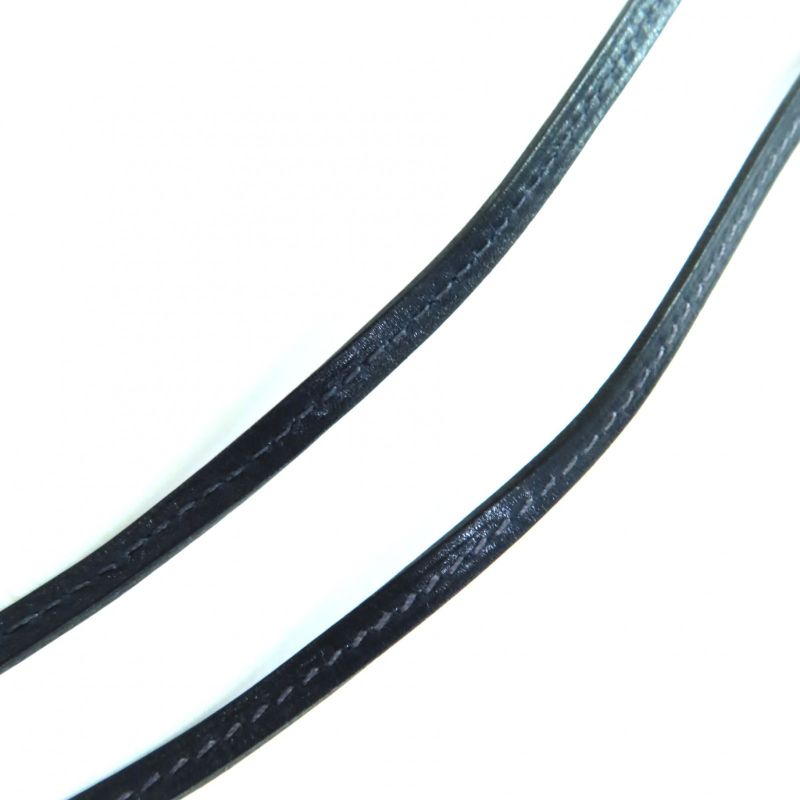 Hermes Vintage Margiela Period Leather Clochette Necklace Pendant Accessory