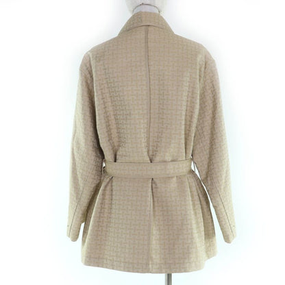 Hermes 22AW 2h0117dp Cotton Rayon Silver Hardware Serie Button H Mosaic With