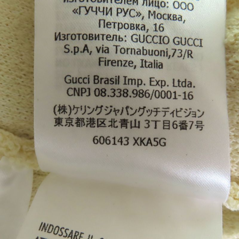 Gucci×disney Gucci×disney 606143 Mickey Mouse Logo Embroidery Cotton Long