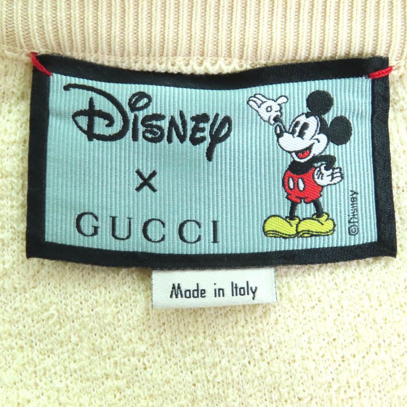 Gucci×disney Gucci×disney 606143 Mickey Mouse Logo Embroidery Cotton Long
