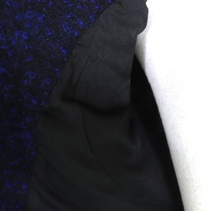 CHANEL Vintage 02A P20280 Mohair Mix Jacket With Coco Mark And Owl Button