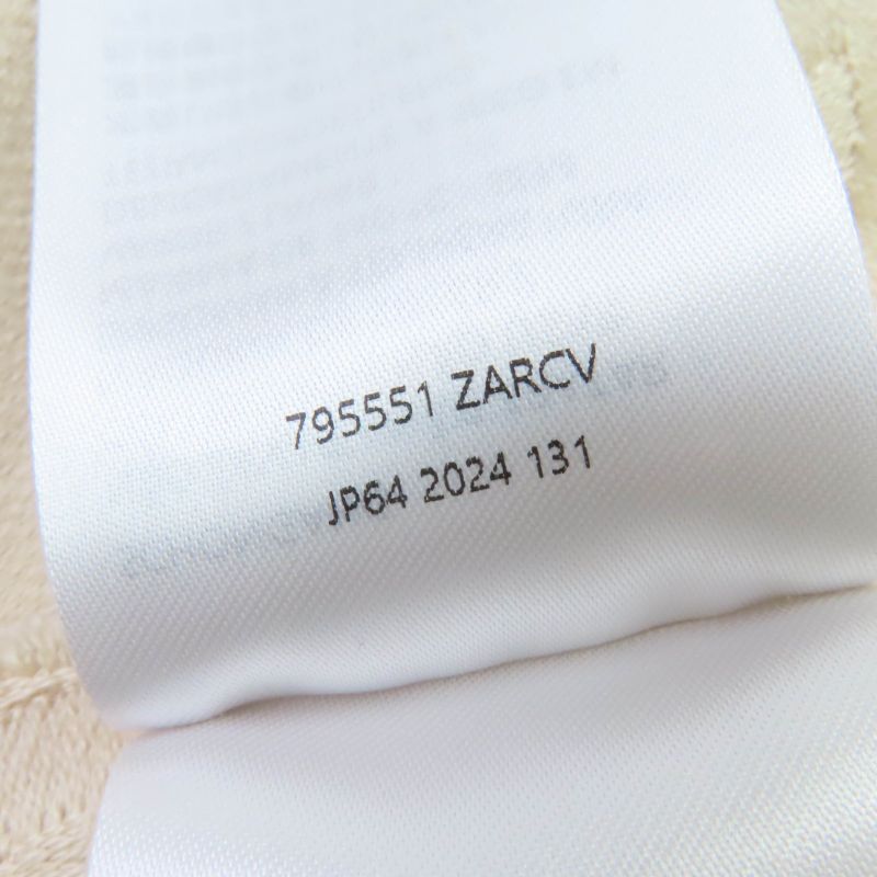 Gucci 795551 Wool Silk GG Jacquard Large Blanket Shawl Beige 135 X 180cm