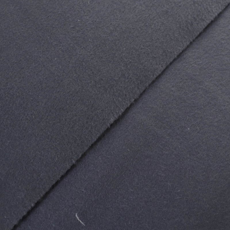 Hermes 100% Cashmere Logo Embroidery Fringe Super Large Shawl