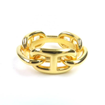 Hermes Lugate Chaine D'ancre GP Scarf Clasp Scarf Ring Gold With Box Ladies