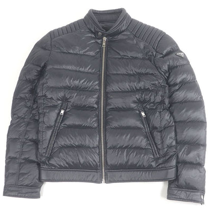 Prada Sgb608 Triangle Logo Triangle Plate Stand Collar Down Jacket Blouson