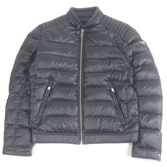 Prada Sgb608 Triangle Logo Triangle Plate Stand Collar Down Jacket Blouson