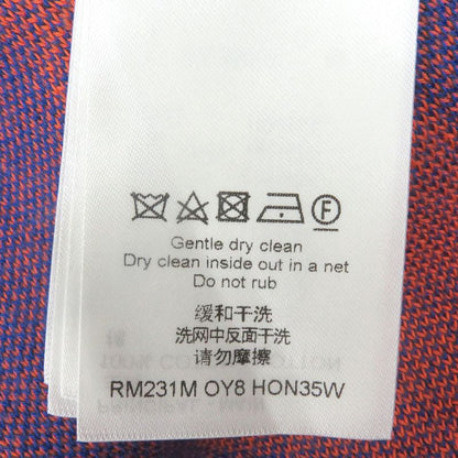 Louis Vuitton 23SS Jazz Flyer 100% Cotton Short Sleeve Knit Orange Blue XL