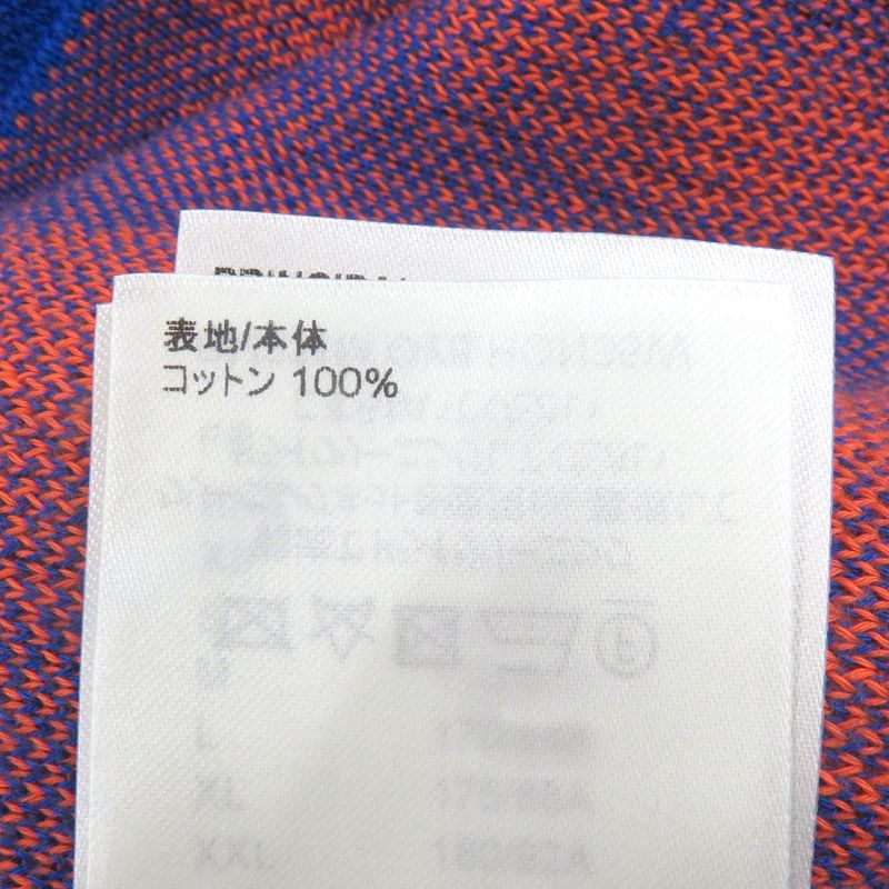 Louis Vuitton 23SS Jazz Flyer 100% Cotton Short Sleeve Knit Orange Blue XL